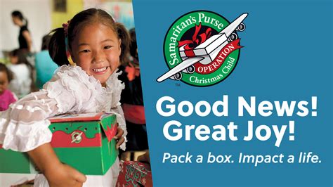 good samaritan christmas boxes distribution center|operation christmas child donation list.